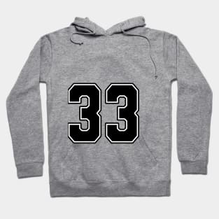 American Football Jersey No 33 Hoodie